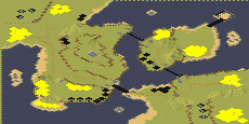 Hammer & Sickle 2.0 Sgtwally - Red Alert 2 Map Preview Image